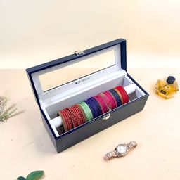 La Trove Blue Set of 1 Reusable Jewellery Organiser Organisers-53