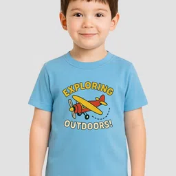 KIDDY STAR Boys Pure Cotton T-shirt-22