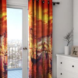 Swayam Lounge Eyelet Window Curtain - Single Piece (5 Ft)-4