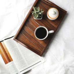 VarEesha Diagonal Panel 14 Inch Sheesham Wood Serving Tray - Set of 1-image-60