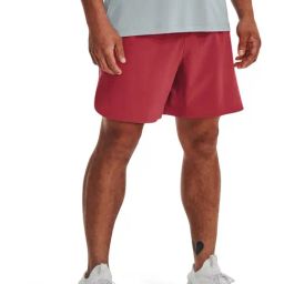 Under Armour Red Classic Fit Sports Shorts-image-114