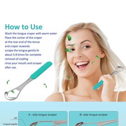 Nurpi Spoon Shape With Handle Tongue Scraper image 2