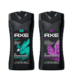 AXE Men 2Pcs 3-In-1 Face, Hair & Body Wash 250ml each - Apollo & Excite-image-47