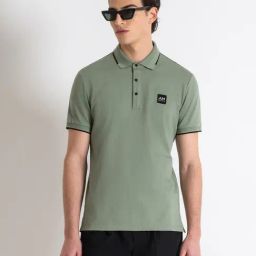 Antony Morato Green Regular Fit Polo T-Shirt-picture-40