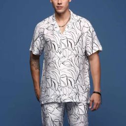 showoffff Showoff White Cotton Relaxed Fit Printed Co-Ord Set-picture-27
