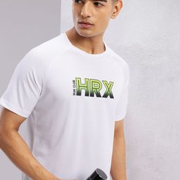 HRX by Hrithik Roshan Brand Logo Print Rapid-Dry Running T-shirt-image-36