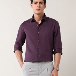 Arrow New York Men Slim Fit Twill Formal Shirt-image-67