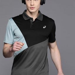 ASICS Colourblocked Polo Collar Running T-shirt-image-29