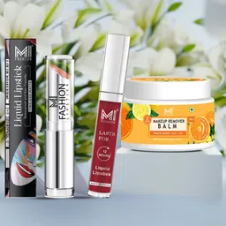 MI FASHION Set of 2 Lipsticks with Makeup Remover Balm-3
