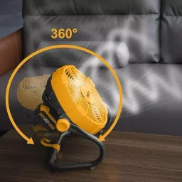 Ingco Cordless Fan with 450 CFM High, 310 CFM Low Air Consumption and 230 mm Blade Size, CFALI2002 image 2