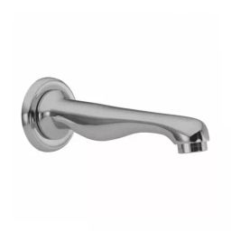 PLUMBER KORINA Wall Mounted Chrome Finish Wall Spout with Wall Flange, KNA-4105-21