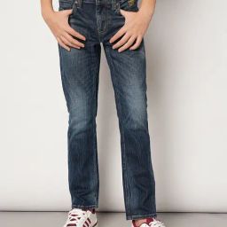 Jack & Jones Junior Dark Blue Solid Jeans-picture-6