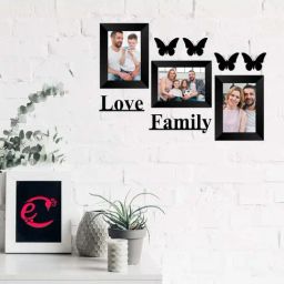 eCraftIndia Memory Black Collage Photoframes - Set of 3-47