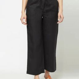 Fabindia Black Linen Pants-image-60