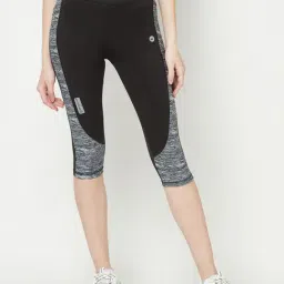 Crimsoune Club Black Mid Rise Capris-image-67