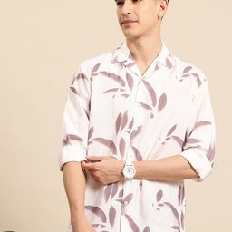 Mast & Harbour Versatile Florals Printed Relaxed Shirt-image-22