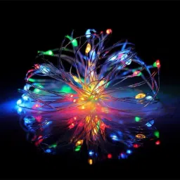 XERGY 10 Meter 100 LED's Fairy Decoration Stary String- 2 M with USB (Multicolor)-image-97