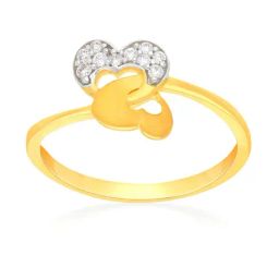 Malabar Gold and Diamonds 18k Gold Heart Ring for Women-image-67