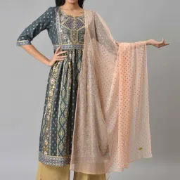 Aurelia Pink Polka Dots Dupatta-39