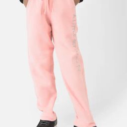 Crimsoune Club Kids Pink Printed Trackpants-image-91