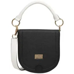 KLEIO Black Solid Small Sling Handbag-picture-43