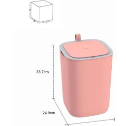 OBSESSIONS Pink PVC Sensor Dustbin for Home & Kitchen (12 L) image 5