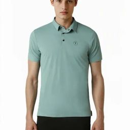 Van Heusen Green Regular Fit Polo T-Shirt-image-28