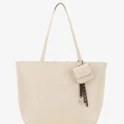 U.S. Polo Assn. Beige Logo Tote Handbag-picture-31