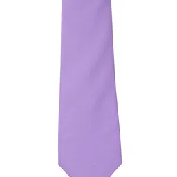 Peter England Men Purple Solid Tie & Pocket Square Gift Set-image-92