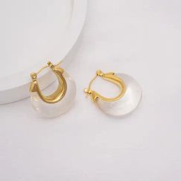Perfectly Average Clear Resin Hoops Small-image-36