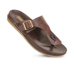 Trump Men Brown Flip Flops-image-72