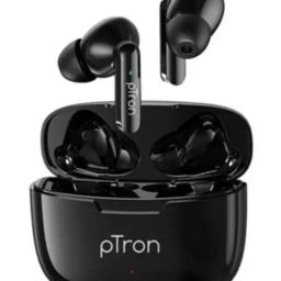 pTron Bassbuds Duo Bluetooth 5.1 Wireless Earbuds Stereo Audio Touch Control (Black)-28
