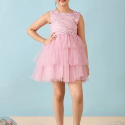 StyloBug Girls Pink Dress-image-96