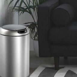 OBSESSIONS Metallic Stainless Steel Sensor Dustbin for Home & Kitchen (12 L)-image-12
