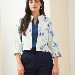 Latin Quarters White Printed Top-picture-37