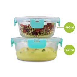 Allo Borosilicate Glass Containers with Lids Microwave Safe Container for Glass Storage Containers-image-74