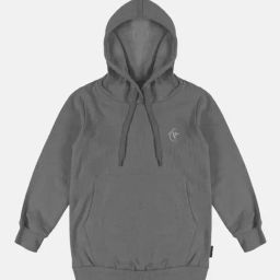 Kiddopanti Kids Grey Solid Full Sleeves Hooded Sweatshirt-image-52
