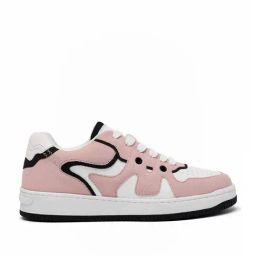 The Souled Store Women's Urban Blaze White & Pink Sneakers-image-8