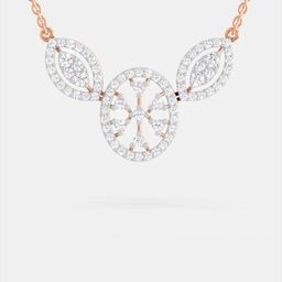 Sparkles Lab Grown Diamond 1.54 Carat Round Diamond Fashion Pendant Necklace-image-93