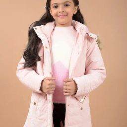 Crimsoune Club Girls Peach Jacket-image-53