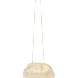 Pat Plisse Ruched Frame Clutch-image-6