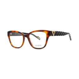 Guess GU5021053052FR Havana Square Eyewear Frames for Women-picture-12