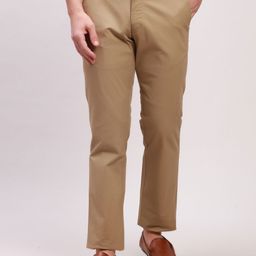 Parx Men Tapered Fit Low-Rise Chinos Trousers-image-15