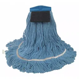 TOUGH GUY Cotton Wet Mop Blue for 1VAH9/1VAJ1/1VAJ2/1VAJ3/1VAJ4, 30LU85-19