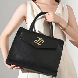 Lavie Black Satchel Handbag-40