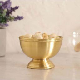 Peepul Tree Gold Brass Serving Bowl (150ml)-39