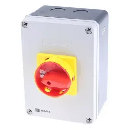 RS PRO 3P Pole DIN Rail Isolator Switch 63 A 22 kW, 466182-58