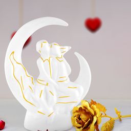 Archies Multicoloured Combo of Love Figurine & Rose-image-96