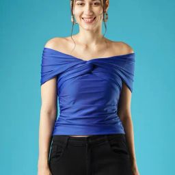 Globus Blue Regular Fit Top-image-55