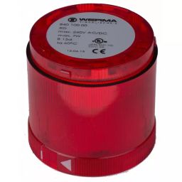 Werma Beacon Unit 840 Series Red Steady Effect 12-240 V AC/DC Filament Bulb AC DC IP54, 840.100.00-image-92